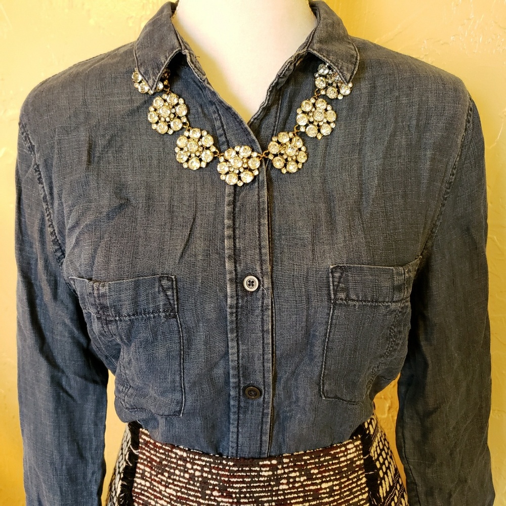 Banana Republic Chambray Button Down Shirt